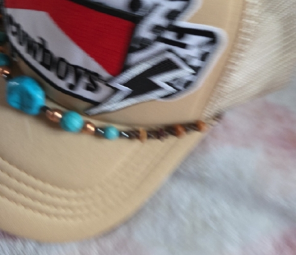Cowboys Beige and Turquoise Cap - Picture 4 of 7